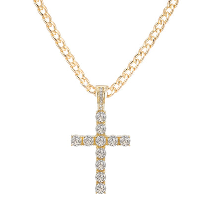 rendy Hip Hop Jewelry Set – 16mm Cuban Link Necklace, Bracelet & Watch for Men/Women