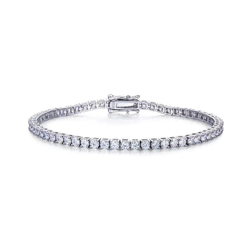 925 Sterling Silver Peridot Tennis Bracelet for Women – Elegant Birthstone Jewelry Gift
