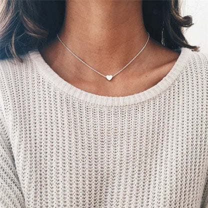 Chic & Stylish Three Layer Golden Metal Necklace with Three Pendants