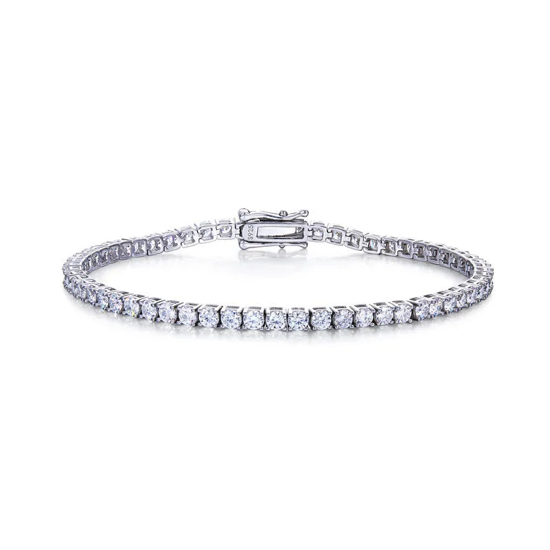 925 Sterling Silver Peridot Tennis Bracelet for Women – Elegant Birthstone Jewelry Gift