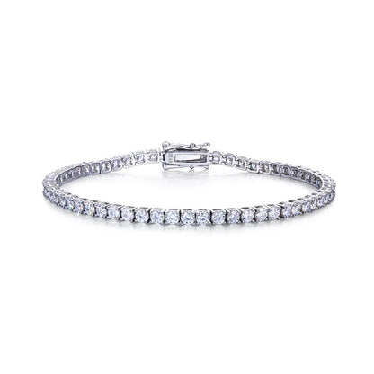 925 Sterling Silver Peridot Tennis Bracelet for Women – Elegant Birthstone Jewelry Gift