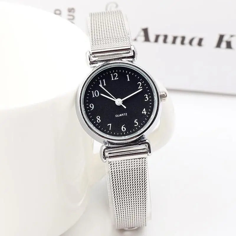 6PCS Women's Watch and Jewelry Set | Elegant Watch, Necklace, Bracelet, Earrings & Ring Gift Set