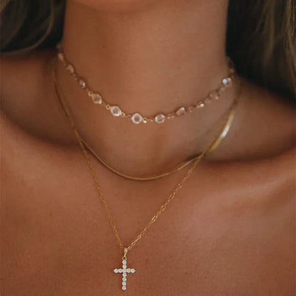 Vintage Multilevel Geometric Necklace