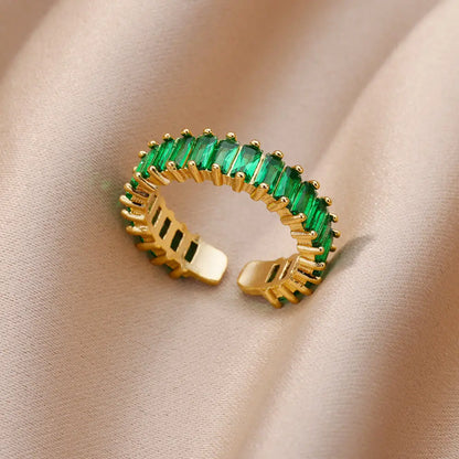 Evil Eye Rings for Women – Gold Color Stainless Steel Rings |Trend Luxury Wedding & Couple Jewelry
