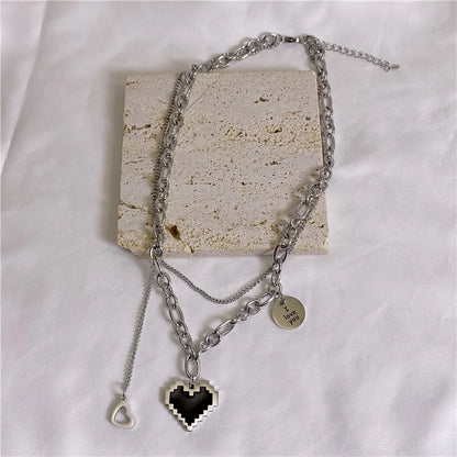 Statement Imitation Pearl Necklace – Long Chain with Big Pendant for Women | Fashion Jewelry Gift