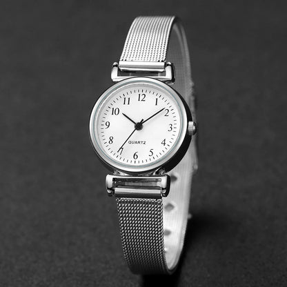 6PCS Women's Watch and Jewelry Set | Elegant Watch, Necklace, Bracelet, Earrings & Ring Gift Set