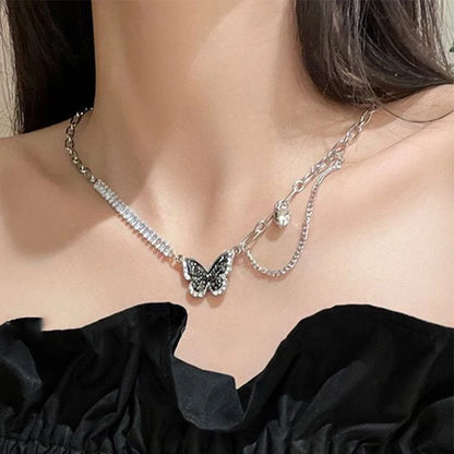 Statement Imitation Pearl Necklace – Long Chain with Big Pendant for Women | Fashion Jewelry Gift