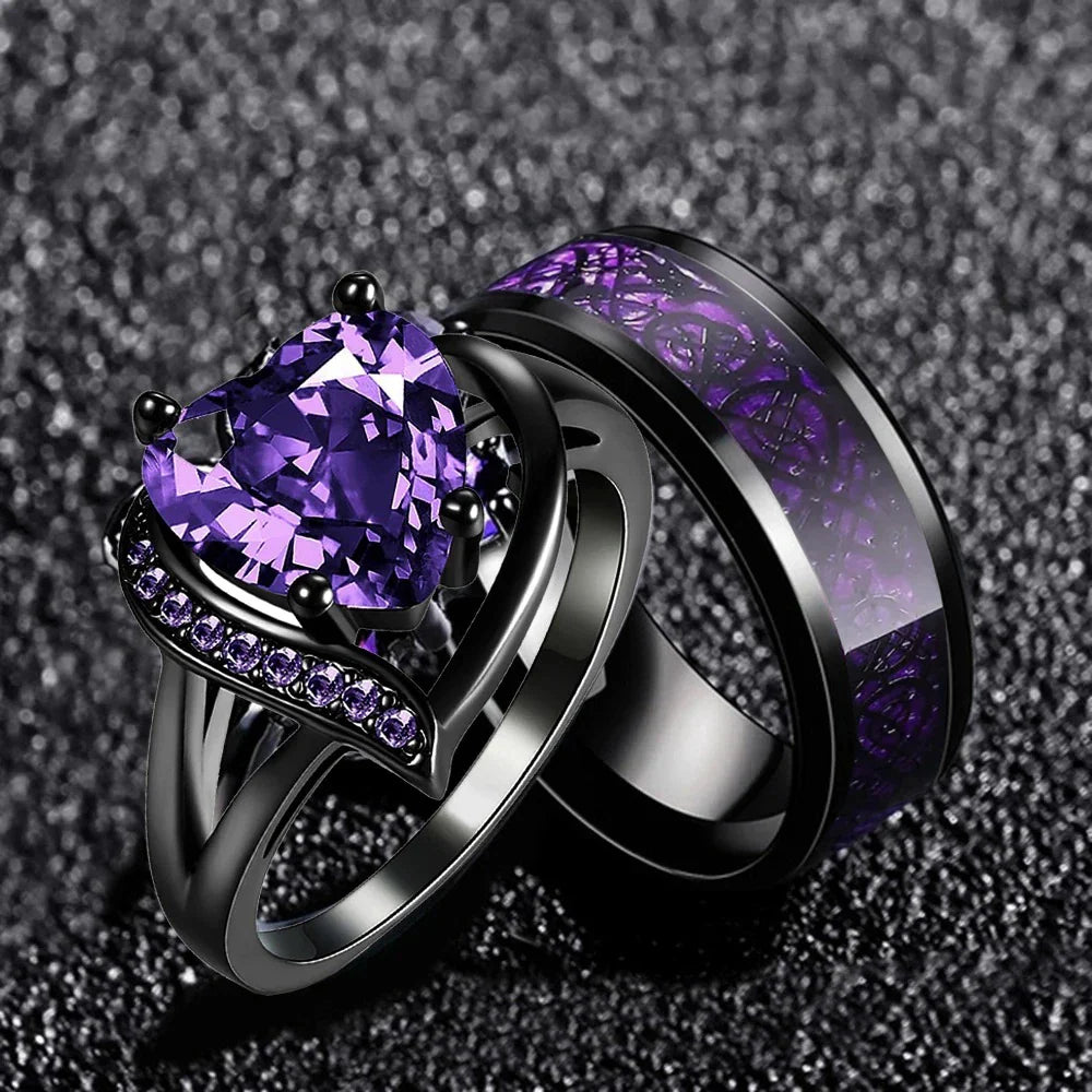 Fashion Couple Rings – Matching His and Hers Rings for Lovers & Couples