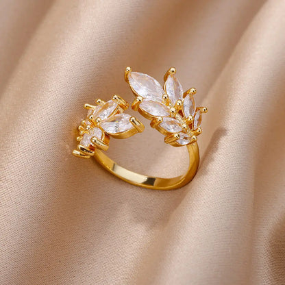 Evil Eye Rings for Women – Gold Color Stainless Steel Rings |Trend Luxury Wedding & Couple Jewelry