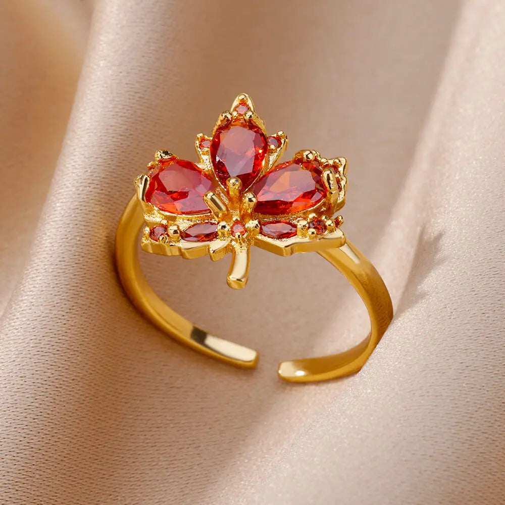 Evil Eye Rings for Women – Gold Color Stainless Steel Rings |Trend Luxury Wedding & Couple Jewelry
