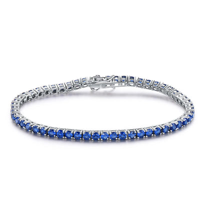 925 Sterling Silver Peridot Tennis Bracelet for Women – Elegant Birthstone Jewelry Gift